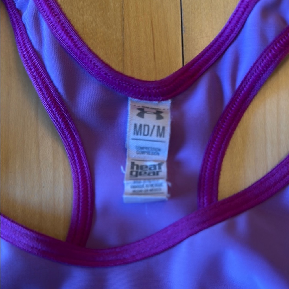 Under Armour Purple Racerback Sports Bra - Picture 3 of 3